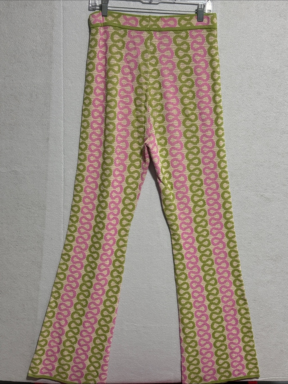 House of Harlow 1960 Festival Boho Pink & Green Knit Two-Piece Set - Picture 6 of 6